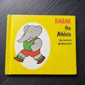 First American Edition Babar the Athlete Hardcover Book